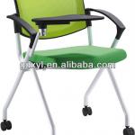 foldable school trainig chair with writing pad