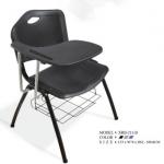 plastic student chair with tablet/writing pad