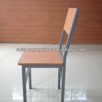 hot-selling mordern and simple wood chair with steel legs