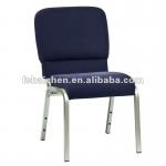 Comfortable iron dark blue, big school hall chair YC-G66