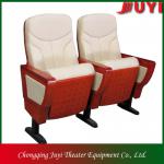 JY-999M China Wooden Auditorium Seating chairs With Movable leg write pad stackable chair