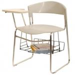 modern school chair design, student chair with tablet, shool chair with writing pad