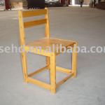 (W-G-C1061) wooden school chair