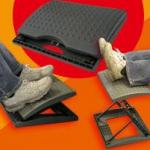 Comfortable adjustable footrest portable