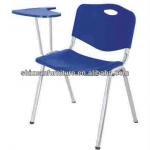 plastic school chair with writing used