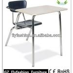 Combo Chair Desks/writing tablet chairs/student chairs with tablet