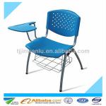 Offer pp plastic basket blue/black writing tablet training chair