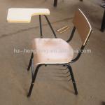 student chair with writing pad