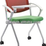 foldable training chair with writing tablet