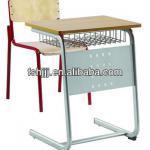 China factory Classroom single desk and chair