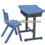 Plastic Student Desk and Chairs