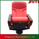 JY-999M factory price Wooden chairs with writing pad Movable leg chair