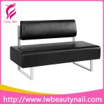 PU Leather Super Comfortable Salon Waiting Chair / Hair Station Waiting Chair