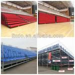 Anti UV Anti-fire portable metal grandstand bench-LX-391 metal grandstand