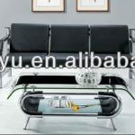 waiting sofa with chrome plating frame-MY-3099G