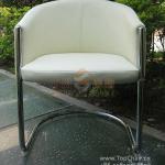 Leather chair for waitting room,metal chair for hotel