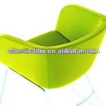 High quality fabric stainless steel chair