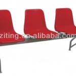 Red Plastic Public Waiting Chair/Bench chair ZT-P-5