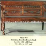 Formosa Garden Bench Mahogany Indoor Furniture