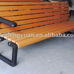 2011 plastic wood bench/modern waiting chair/garden chair