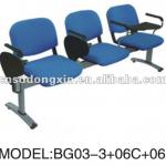 powerful hot sell public waiting chair with cushion BG03-3+06C+06B