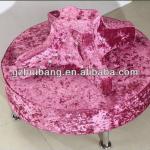 round 4-seater pink waiting chair sale cheap HB-C410