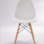Replica DSW eames dining chair in PP/ABS with wood legs-xd-170pw