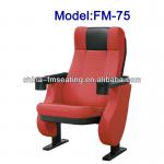 Economic popular cinema chair with cup holder fo sale FM-75-FM-75