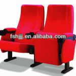 Flocking cloth theater chairs / folding theater chairs-HF-608