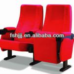 Flocking cloth theater chairs / folding theater chairs