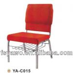 Padded Stackable Church Chairs with Bookholder YA-C019