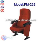 FM-232 Modern design fabric cinema chair with cup holders