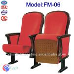 Used Church Chairs with solid wood armrest FM-06-FM-06 Used Church Chairs