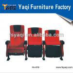 Attractive design theatre seating cinema seating with cup holder (YA-07D)-cinema seating YA-07D