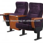 Wooden folding lecture room chair with writing table FM-39