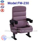 Popular folding fabric theater seats with cup holders FM-230