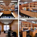 Wood laboratory cabinets