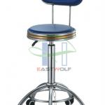 SSC-020 swivel laboratory chair with backrest, leather lab chair / stool