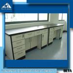 Laboratory Floor Mounted Full Wood Laboratory Workbench