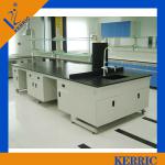 Steel lab table with sink