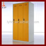 yellow assembly steel wardrobe closet, steel bedroom wardrobe design locker, steel locker wardrobe