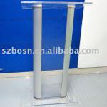 Detachable Acrylic Lectern with Aluminum stands, Acrylic Pulpit, Acrylic Podium