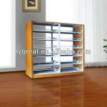 library metal book shelf-GLT-10-010