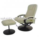 Massage electric rotating recliner health care chair with ottoman