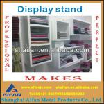 stainless steel display stand for shopping mall/stainless steel shoe display stand