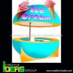 outdoor ice cream kiosk fiber glass