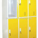 Double Tier School Locker For Students/Metal School Furniture