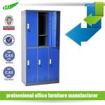 6 doors cloth storage durance foldable steel daycare furniture-SB-L-005