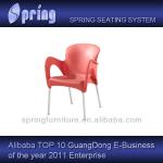 wholesale red elegant iron frame coffee shop chairs CT-821