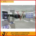 Interior showroom design display furniture for shop decoration clothing display rack-JV-B082402 clothing shop decoration